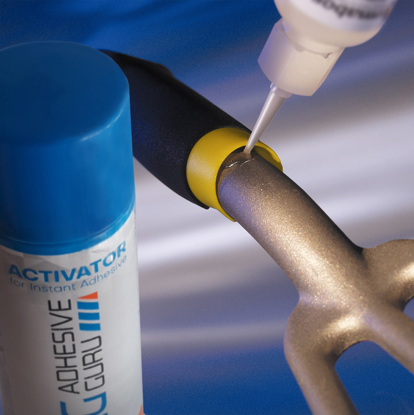 Adhesive Guru Accelerator Spray (2 x 13.5 fl oz) Aerosol Activator for CA Glues