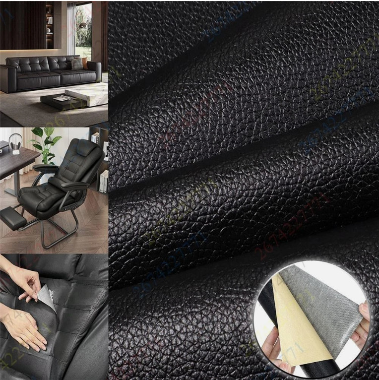 Leather Repair Kit Self-Adhesive Patch Stick on Sofa Clothing Car Seat Couch US
