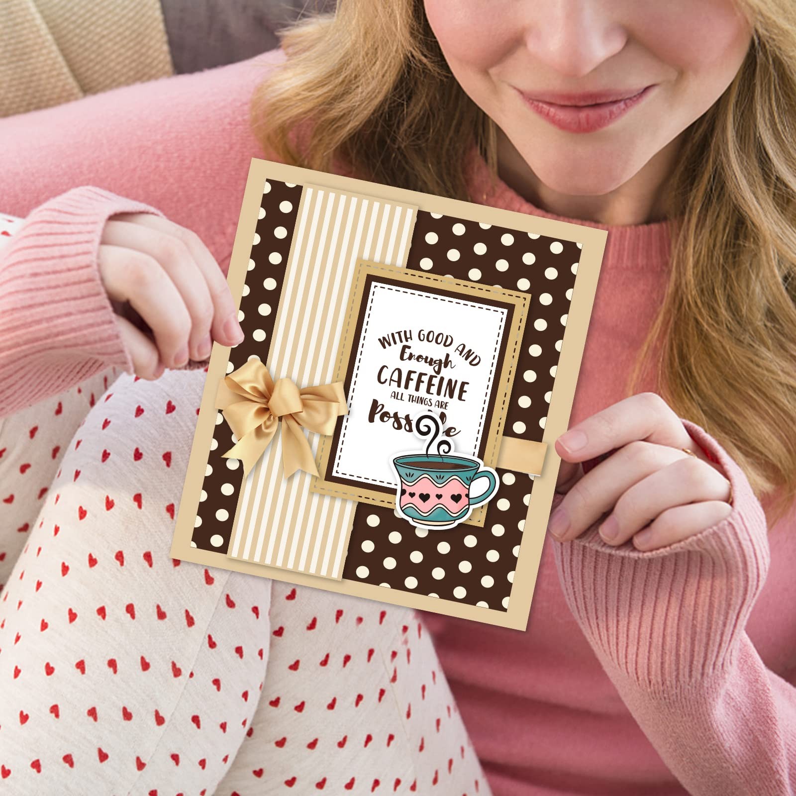 Coffee Text Clear Stamps Coffee Bean Blessing Words Silicone for Cards