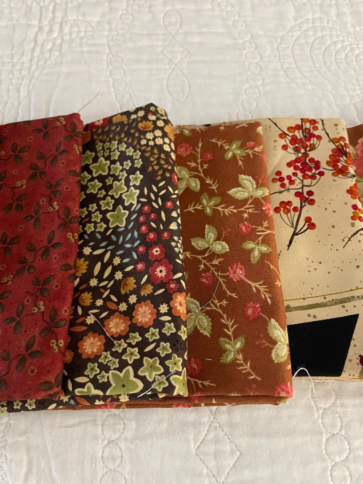 9 – Fabric Fat Quarters 18″ x 21″ ( Brown’s )