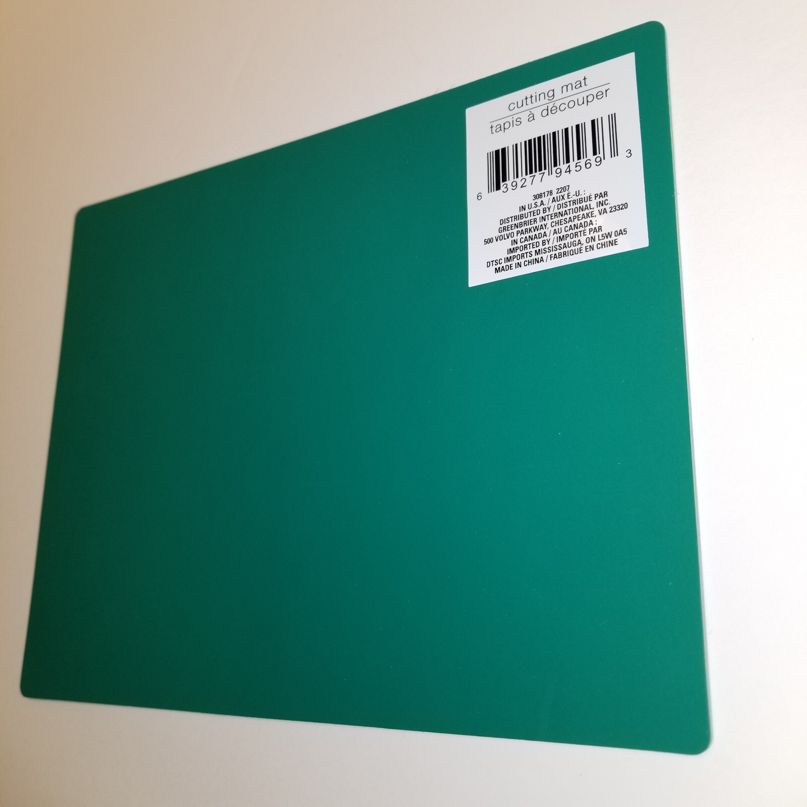 Cutting Mat 8″ X 6″, 30-60-90 Degrees, Green New