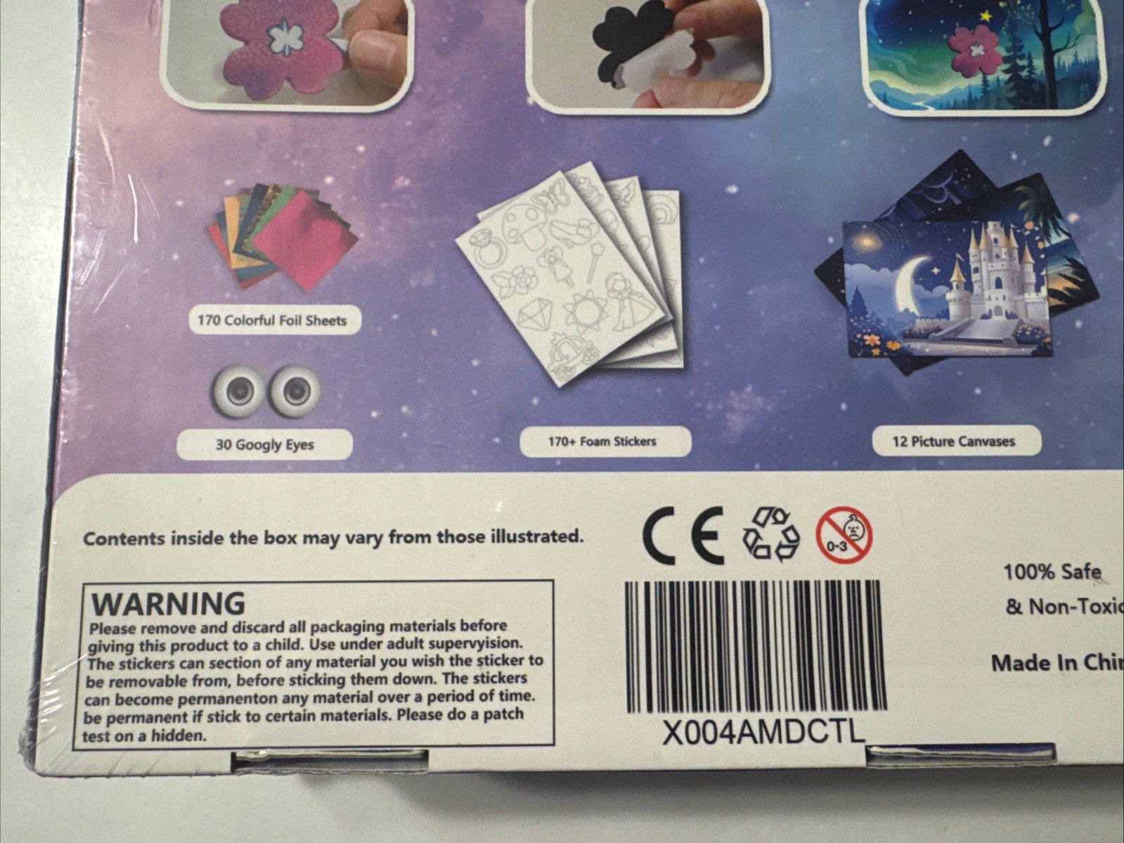 Kids Arts & Craft Kit Foil Magical Art & Creativity. Develop Skills.
