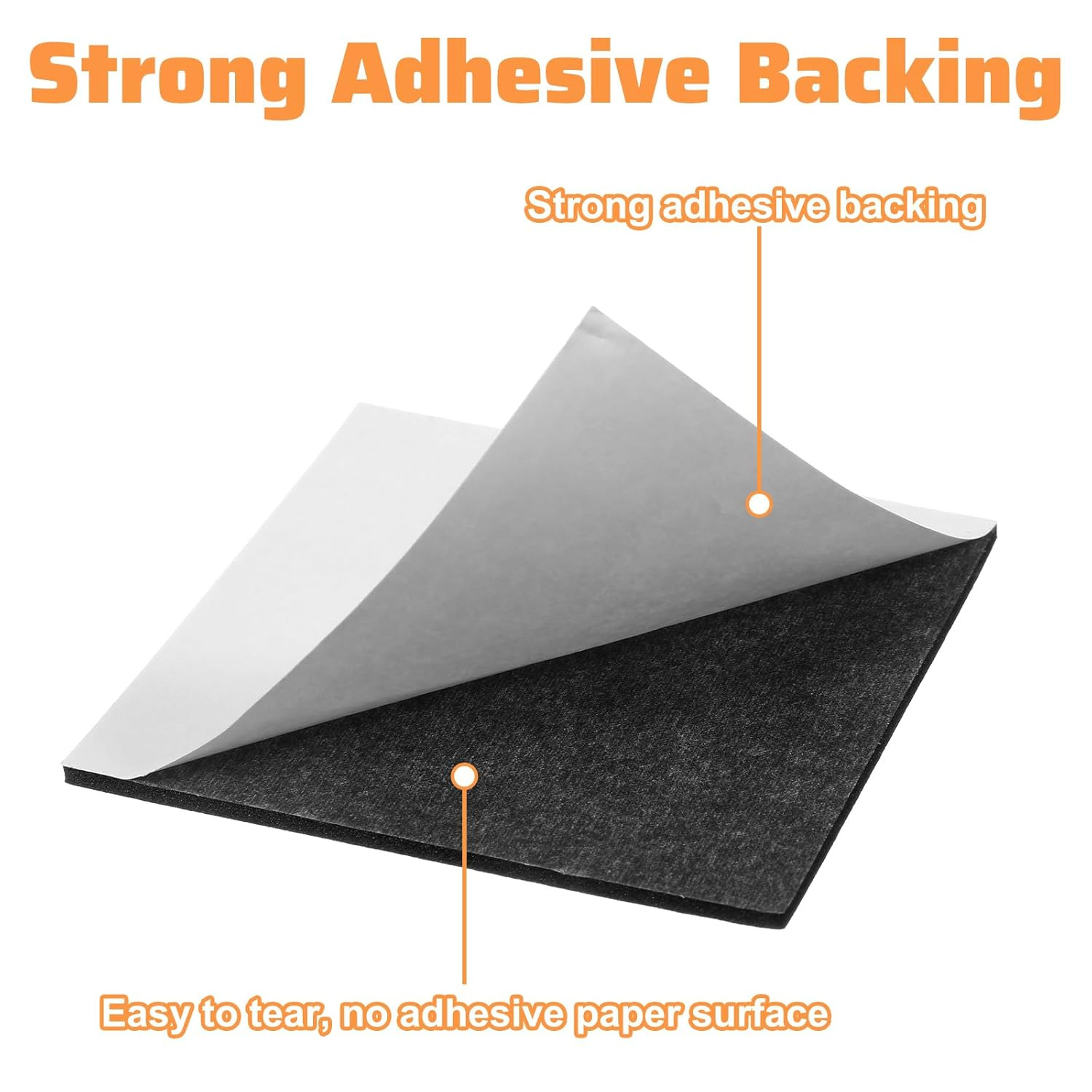 10 Adhesive Foam Padding Sheets 1/8″ Thick 4″ X 4″ Closed Cell Self Stick