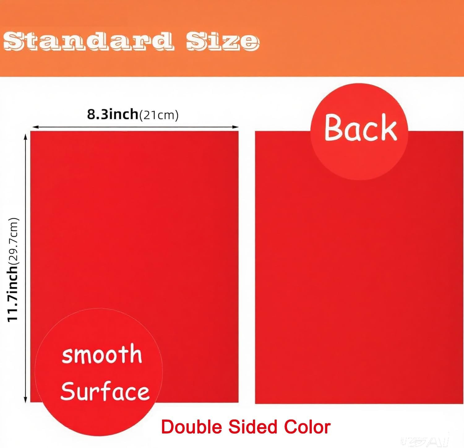 Colored Paper 100 Sheets, 20 Assorted Colors Construction A4 Copy Paper for Scho