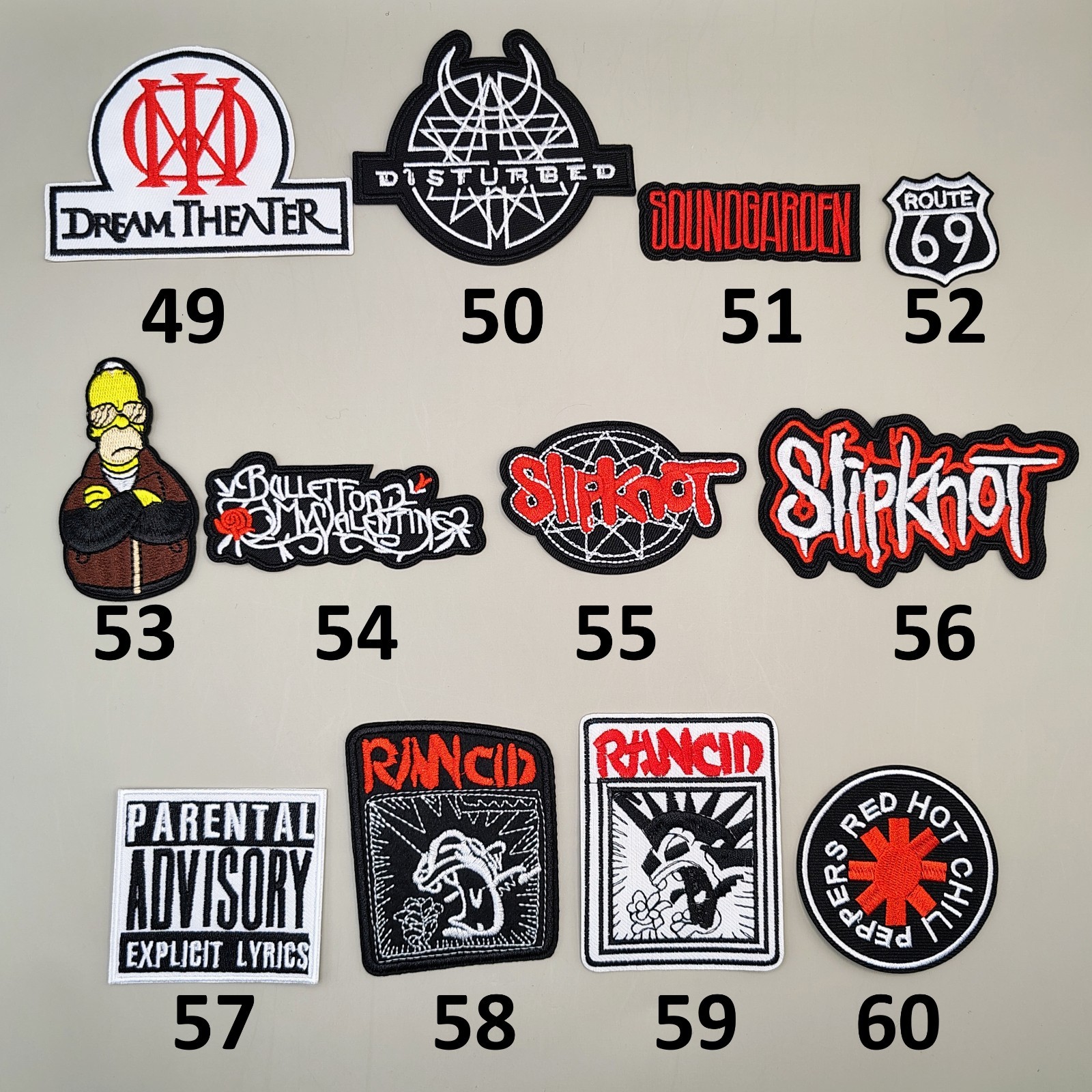 Heavy Metal Punk Rock Music Band Embroidered Patches Iron On YOU PICK -NEW ITEMS
