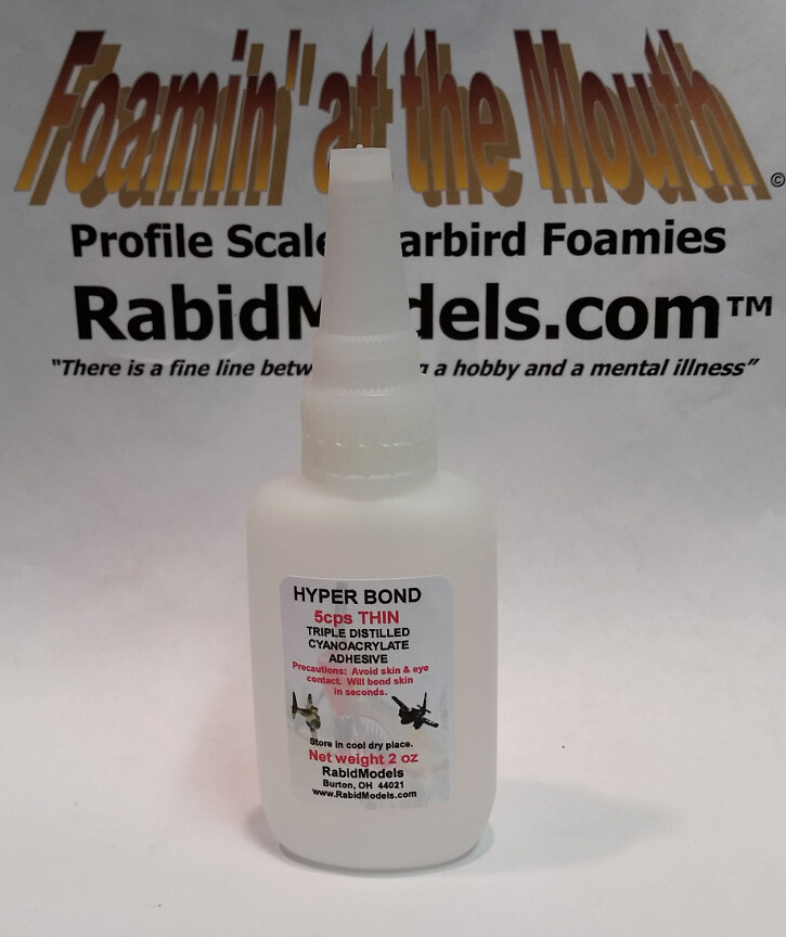 REGULAR HYPERBOND CA SUPER GLUE – 2 oz **THIN** Cyanoacrylate SHIPPING INCLUDED!