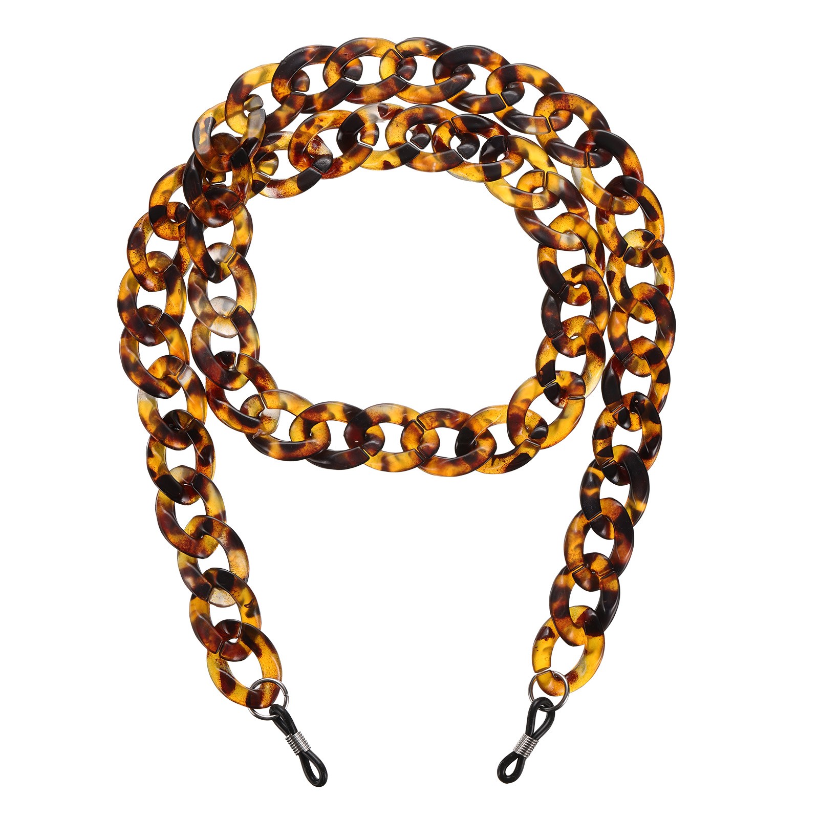 Eyeglass Chains for Women Acrylic Eyeglass Holder Chains for Glass Orange
