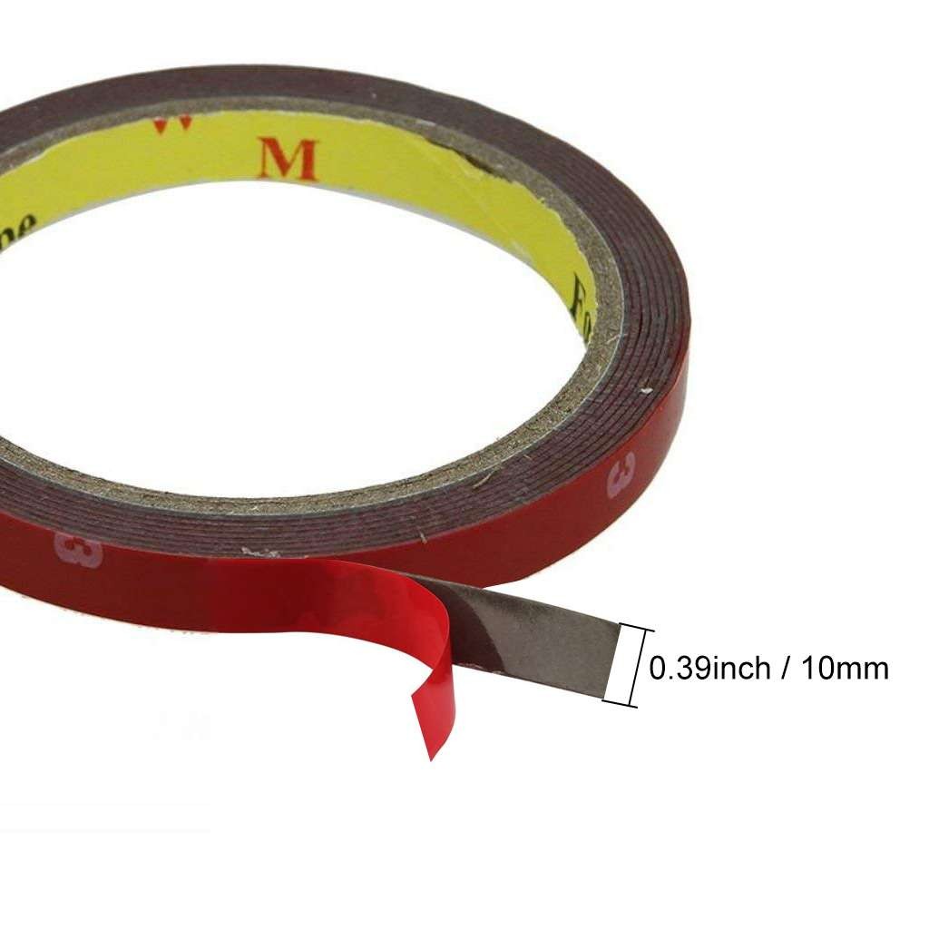 Auto Tape Acrylic Foam Double Sided Back Car Mounting Adhesive 3m x10mm 10ft