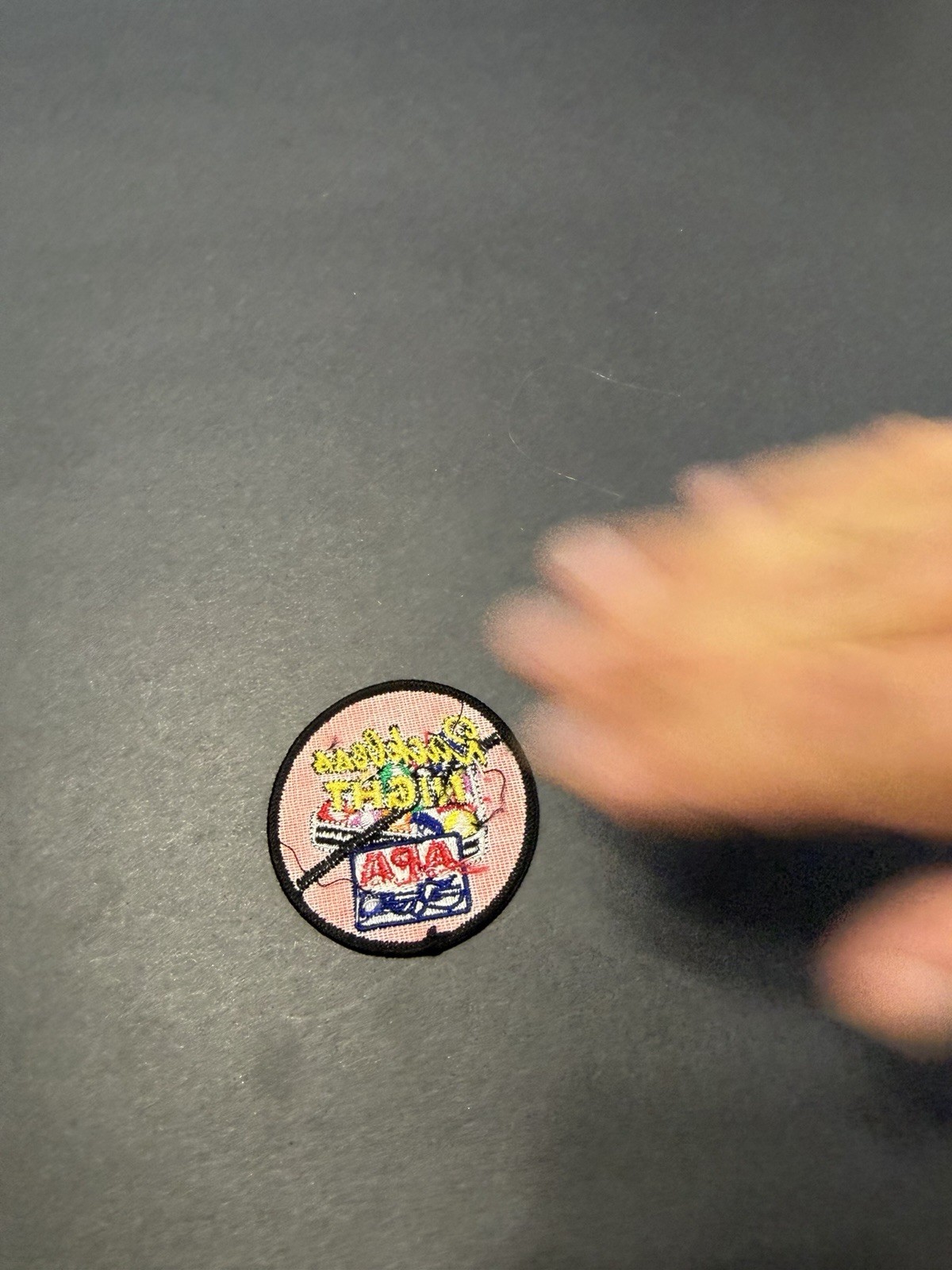 APA American Poolplayers Pool 8 Ball RACKLESS NIGHT Patch