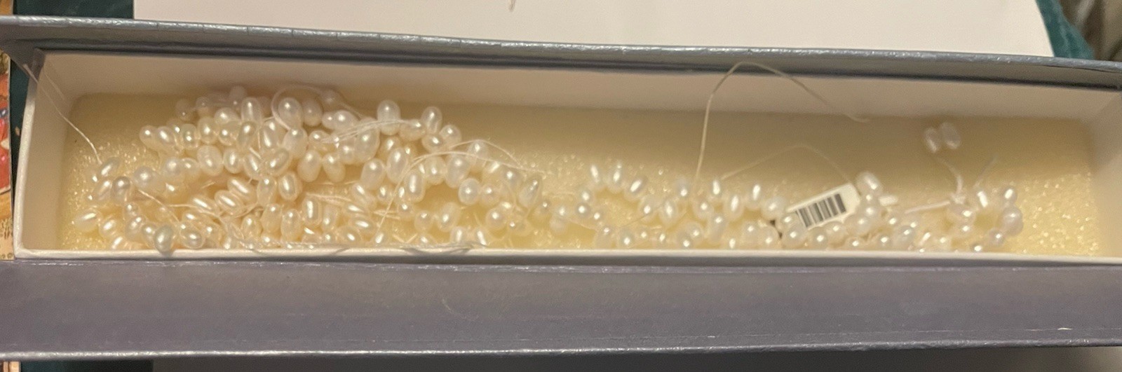 Luminous Freshwater Seed Pearls Teardrop 15” And Amazonite Beads Findings