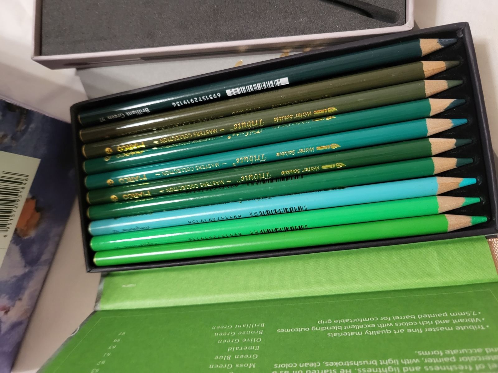 Marco Tribute Masters Collection Watercolor Pencils -60 Color Set – Professional