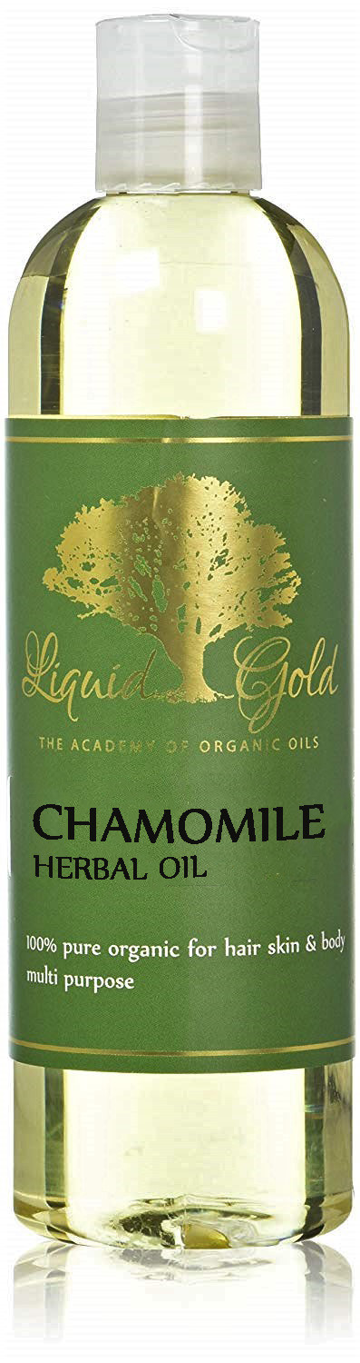 PREMIUM CHAMOMILE HERBAL OIL PURE ORGANIC ALL NATURAL SKIN HAIR CARE ANTI-AGING
