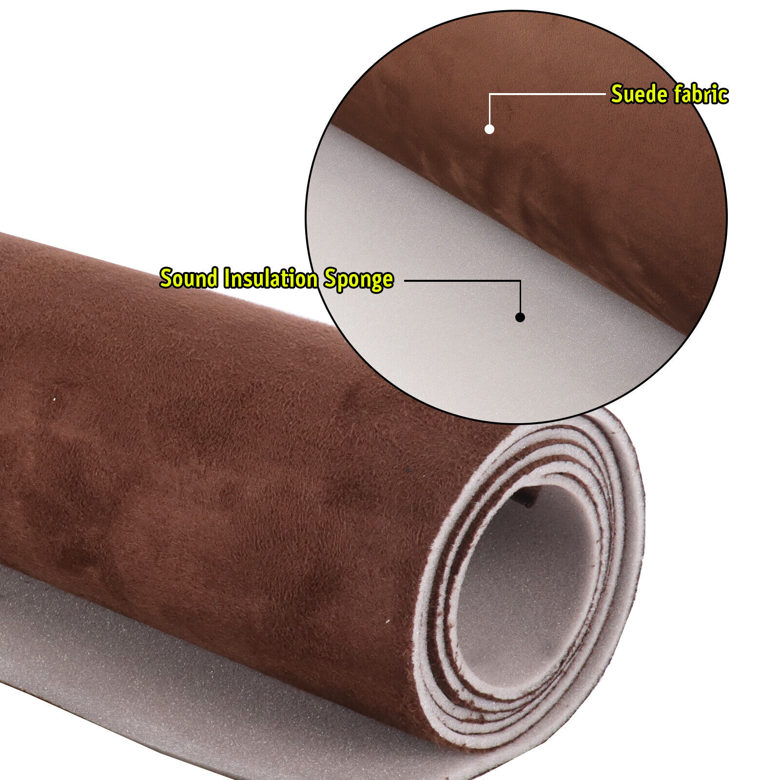 Car Roof Liner Sag Replacement Headliner Fabric Material Foam Backing 60″ Width