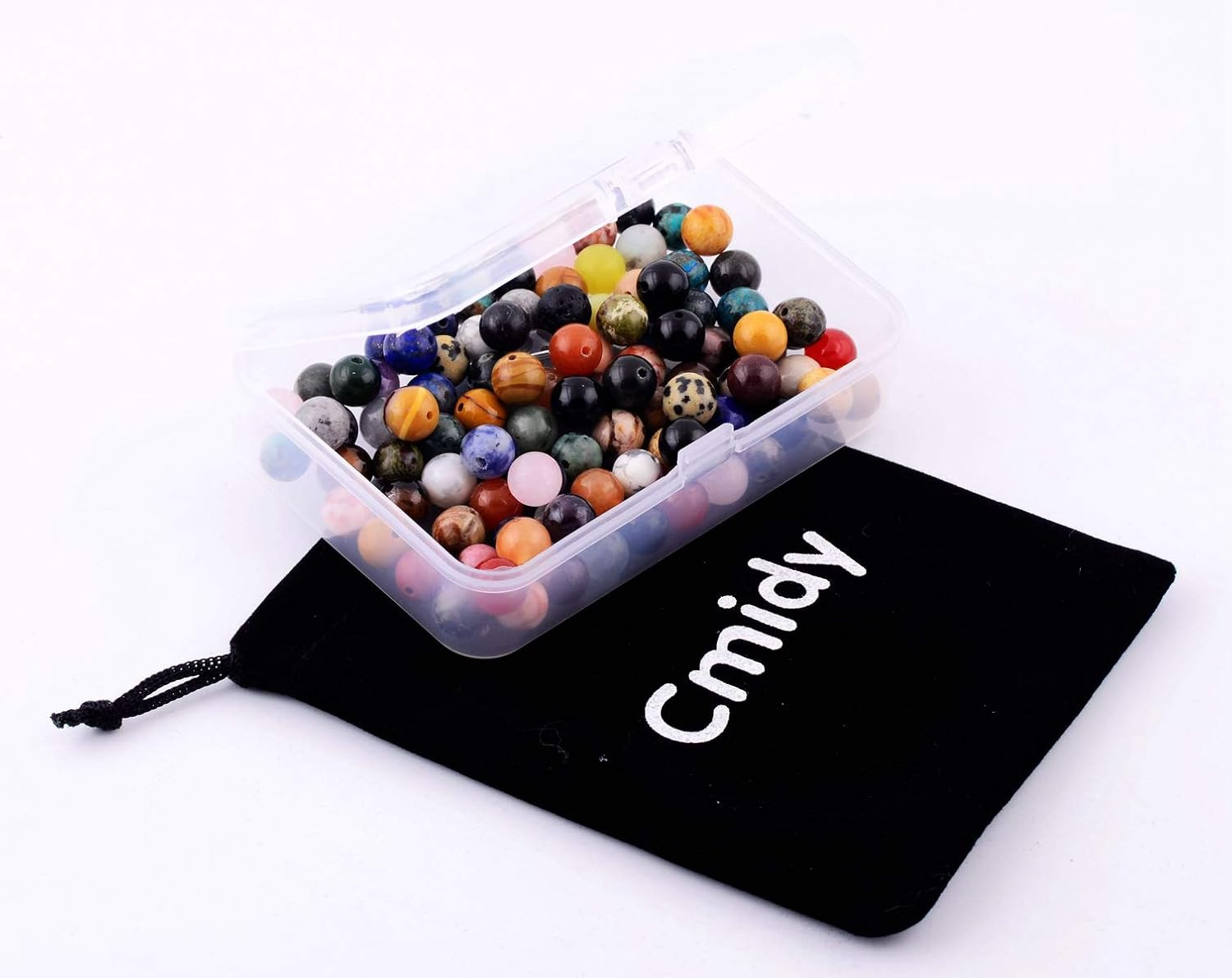 Natural Stone Beads 100pcs Round Genuine Real Stone Beading Loose Gemstones
