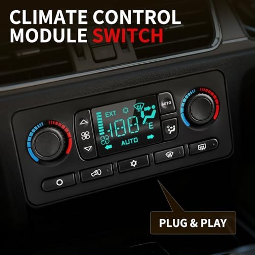 599-211XD Heater A/C Climate Control Module Panel Switch Compatible with