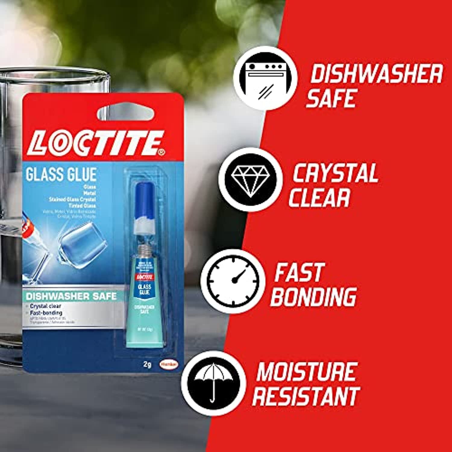 Loctite Glass Glue 2-Gram Tube (233841)