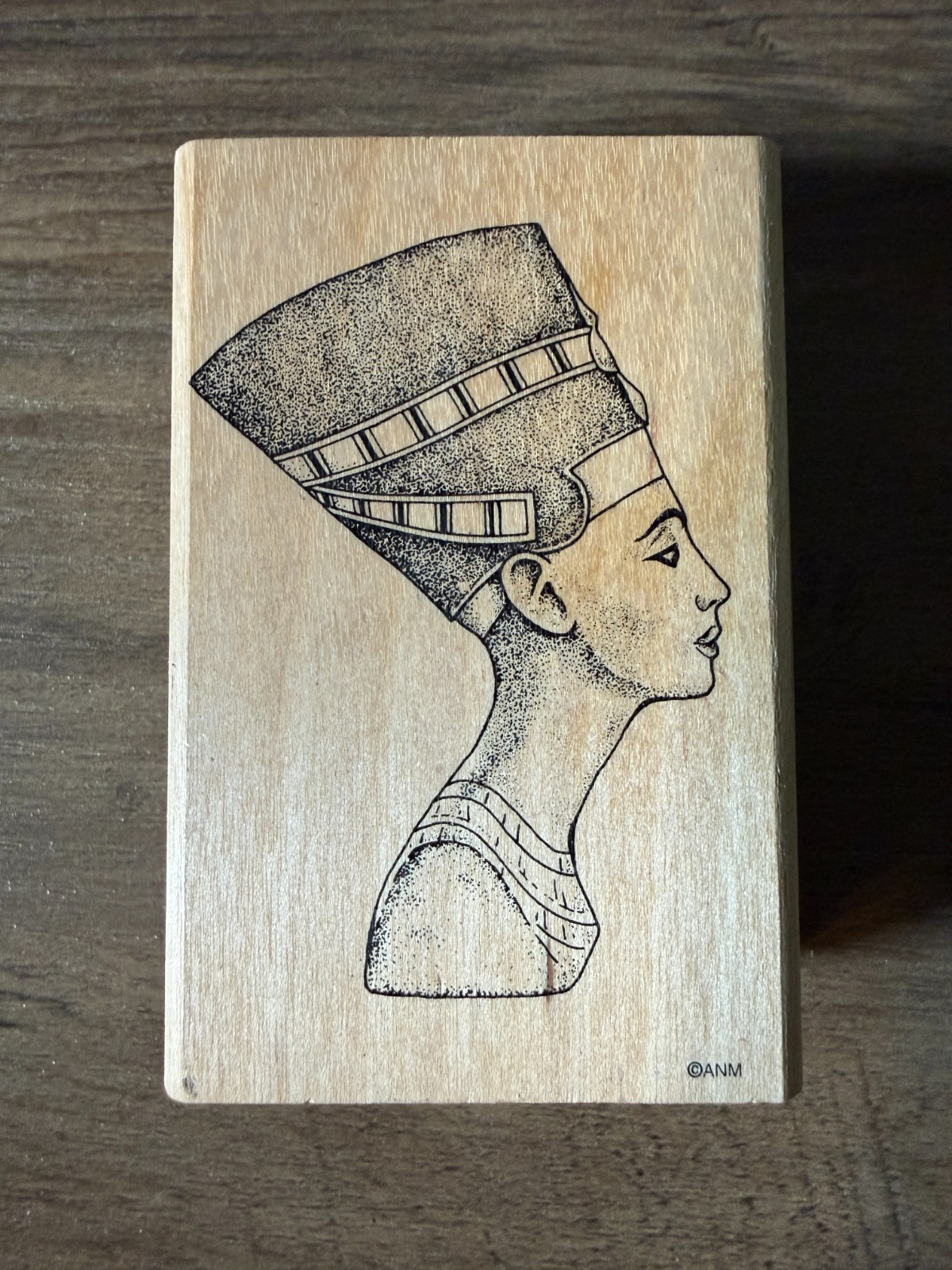 All Night Media ~ Ancient Egypt Queen Nefertiti Rubber Stamp ~ P5