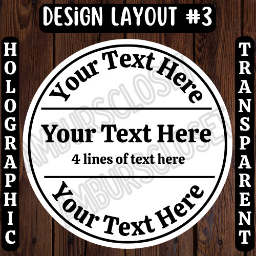 40 CUSTOM BUSINESS STICKERS SEALS LABELS 2″ ROUND WATERPROOF THANK YOU YOUR WAY