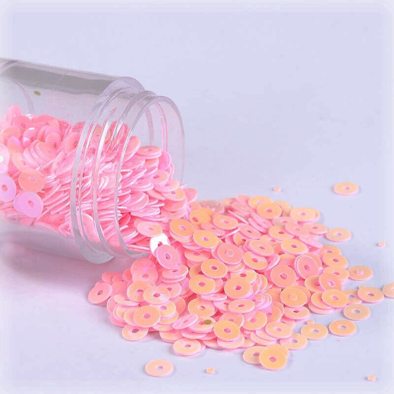 80000pcs 20 Colors Flat Round Sequins Clothing Decoration DIY Sewing Craft 2-6mm