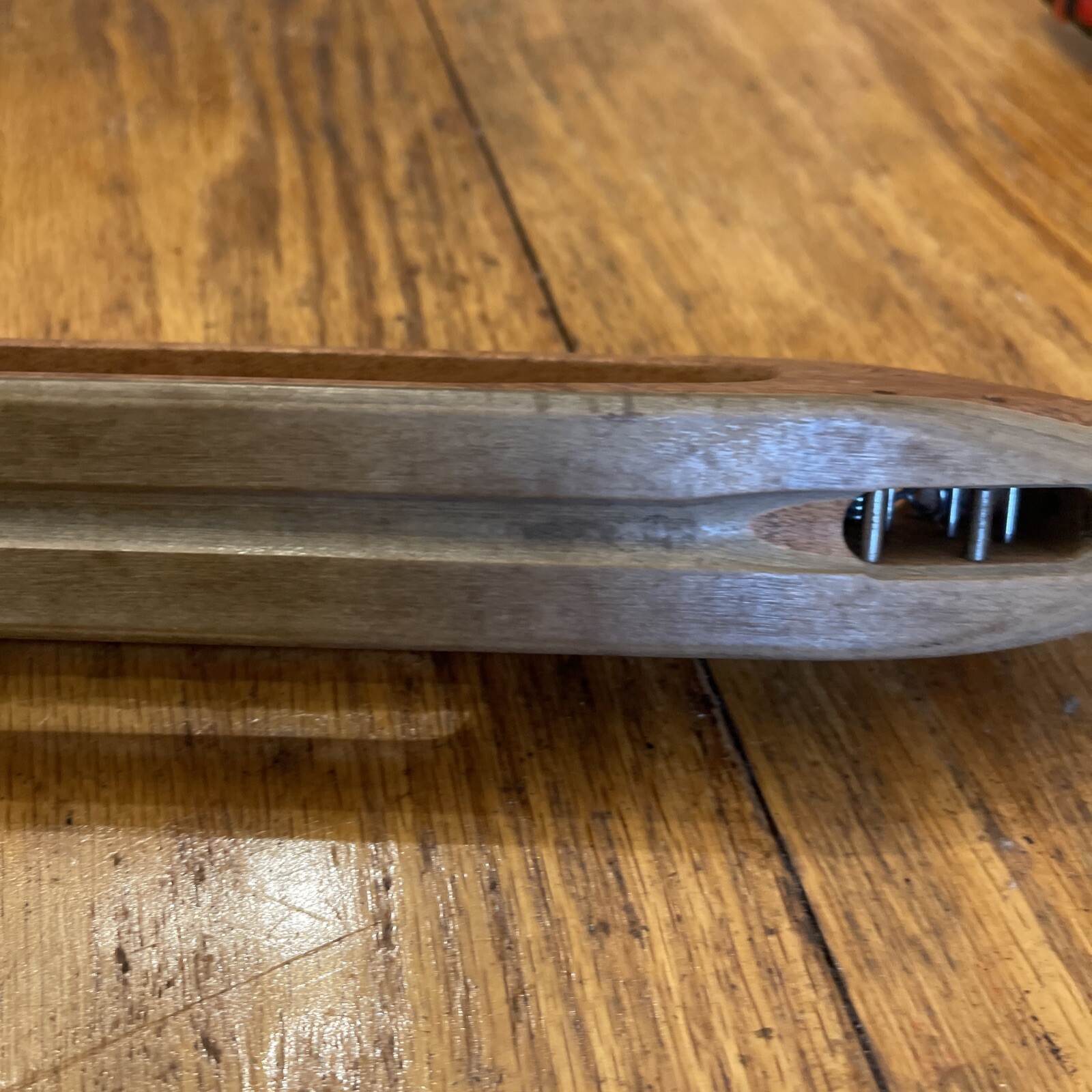 Antique Wooden Loom Weaving Fly Shuttle 16”- 1 Unit – SH 527- Southern With Bobb