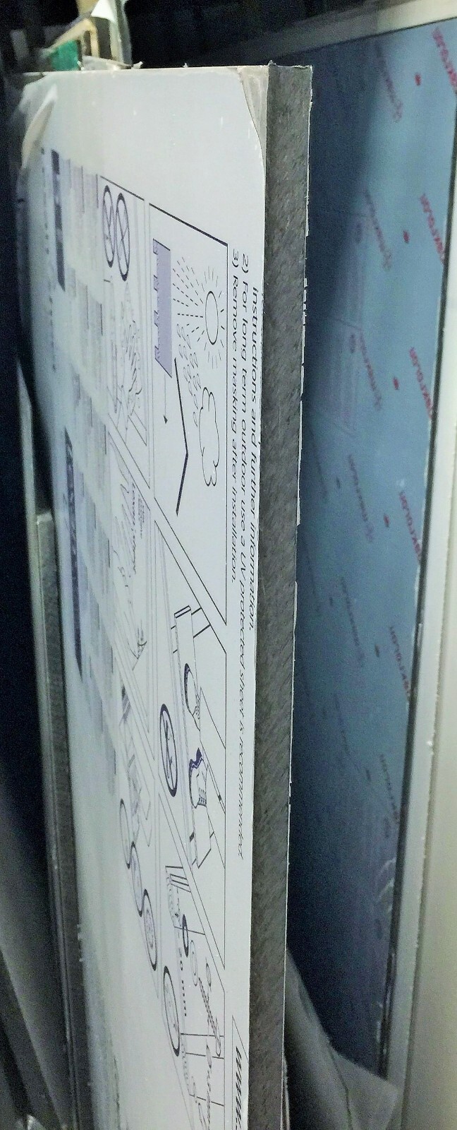 Gray Tint Lexan Polycarbonate Plastic Unbreakable Film-Masked Replacement Sheet