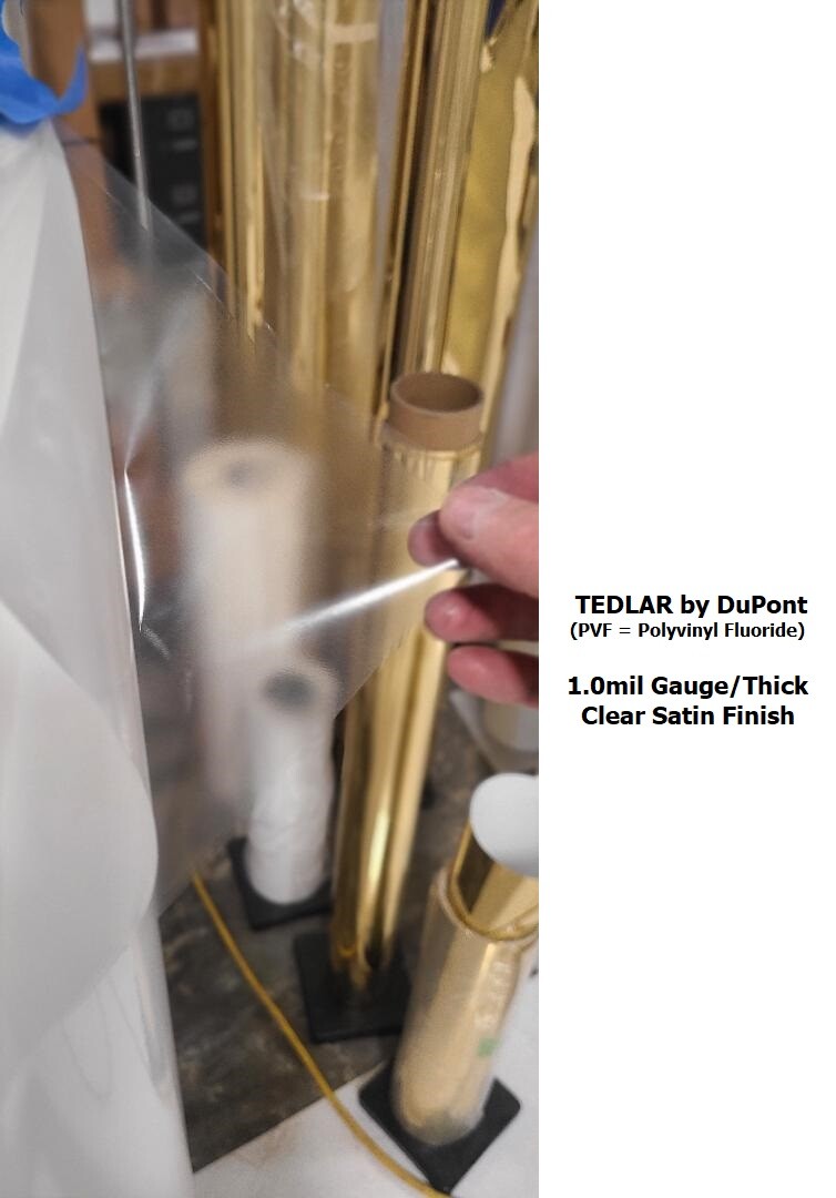 Anti-Graffiti Dupont Tedlar® PVF Outdoor Laminate 10-Year Life Expectancy